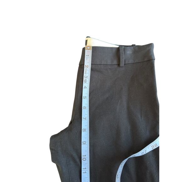 J.Crew Minnie Pants Black Stretch Twill Office Work Career Business Ankle Size 6 - Picture 8 of 10